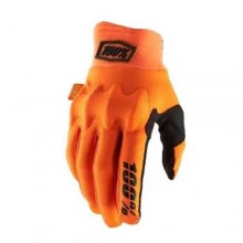 100% COGNITO Fluo Orange/Black Gloves