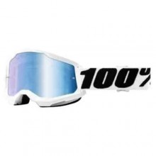 100% STRATA 2 Goggle Everest - Mirror Blue Lens