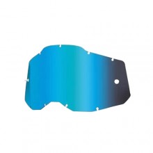 100% RC2/AC2/ST2 Replacement Lens - Mirror Blue