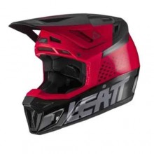 LEATT Helmet  and Goggle Kit Moto 8.5 V22 RED