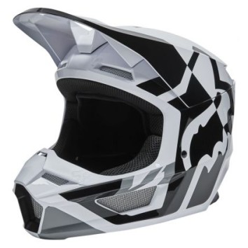 FOX V1 LUX HELMET, ECE [BLK/WHT]
