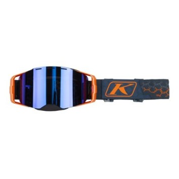 KLIM Edge Off-Road Goggle Hex Striking Petrol Smoke Blue Mirror