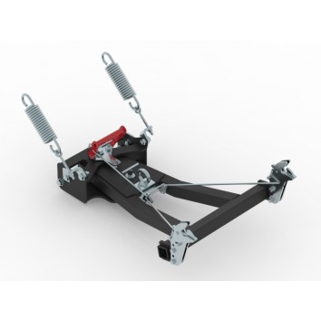 Front-mount push tubes quick attach (regular mount)